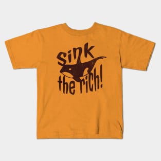 Sink the Rich! Kids T-Shirt